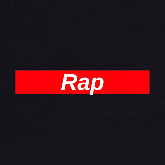 Rap // Red Box Logo by FlexxxApparel